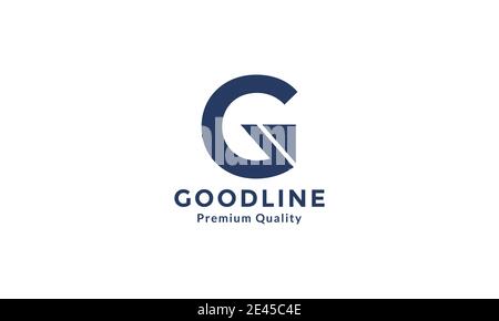 letter g with triangle simple logo symbol icon vector graphic design Stock Vector
