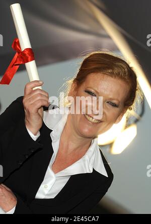 Director Andrea Arnold, winner of the Jury Prize Ex Equo for the movie 'Fish Tank' during the photocall of the Closing Ceremony of the 62nd Cannes Film Festival on May 24, 2009 in Cannes, France on May, 24 2009. Photo by Nebinger-Orban/ABACAPRESS.COM Stock Photo