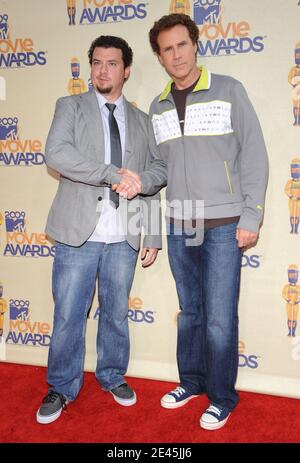 Danny McBride and Will Ferrell attend the 18th Annual MTV Movie Awards held at the Gibson Amphitheatre in Los Angeles, CA, USA on May 31, 2009. Photo by Lionel Hahn/ABACAPRESS.COM Stock Photo