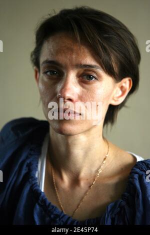 EXCLUSIVE. Irina Belenkaya, the Russian mother of three-year-old Elise Andre, waits to see her daughter who lives under the custody of her father Jean-Michel Andre, in Marseille, southern France on May 31, 2009. Elise was violently abducted from her father by attackers and Irina on March 20 of this year in the city of Arles. The mother has been arrested with Elise in Hungary and detained near the Ukrainian border. Jean-Michel Andre took the little girl back to France. The girl has been abducted three times in two years. Photo by Pascal Parrot/ABACAPRESS.COM Stock Photo