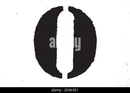 Grunge Digit Texture Stock Vector