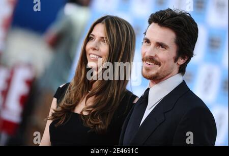 Christian Bale and his wife Sibi Blazic arriving for the LA premiere of 'Public Enemies' at the Mann Village Theatre in Westwood, Los Angeles, CA, USA on June 23, 2009. Photo by Lionel Hahn/ABACAPRESS.COM Stock Photo