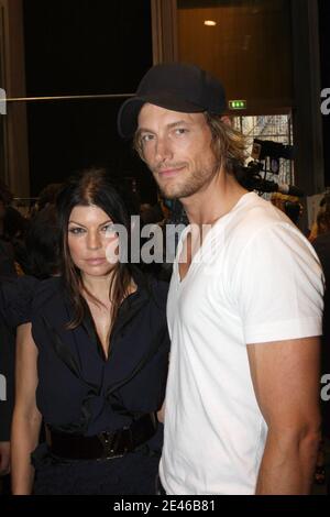 US singer Fergie from Black Eye Peas during Louis Vuitton the men's  2009-2010 spring-summer ready to wear (French PAP) collection show held at  'Le 104 Centquatre' in Paris, France, on Juin 25