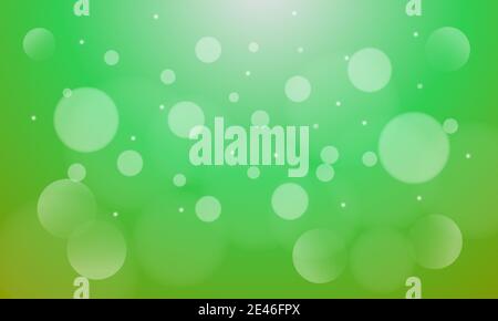 Beautiful spring forest with bokeh effect. Ecology concept for your graphic design, banner or poster. Stock Vector