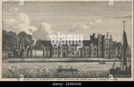 The Ancient Palace at Greenwich called Placentia, the Birthplace of ...