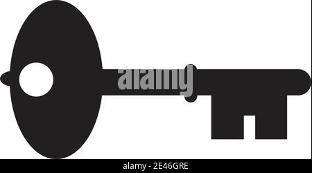 Key icon vector illustration design template Stock Vector