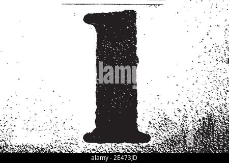 Grunge Digit Texture Stock Vector