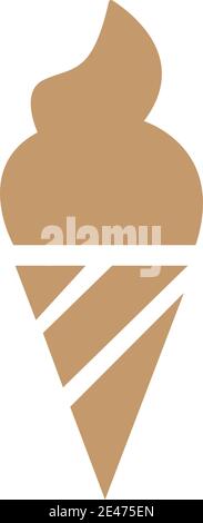 ice cream Logo Template vector icon illustration design Stock Vector