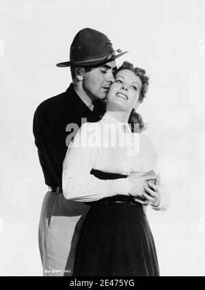 Maureen O'Hara, Tyrone Power, 'The Long Gray Line' (1955) Columbia Pictures / File Reference # 34082-243THA Stock Photo