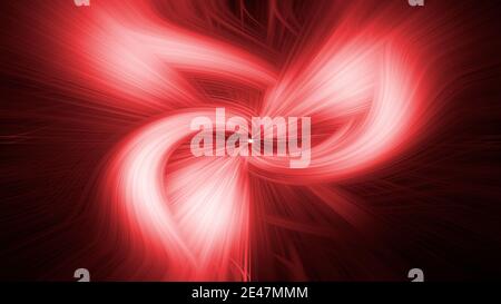 Beautiful fractal background. Red nebula in deep space. Abstract star illustration Stock Photo