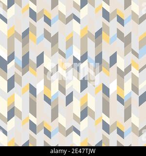 Seamless pattern, discreet pattern vector gray blue yellow, vertical stripes Stock Vector