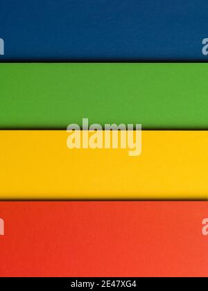 Macro image of  color paper in line, three-dimensional effect, abstract background Stock Photo