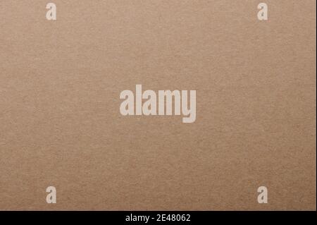 Light brown clean carton paper surface background Stock Photo
