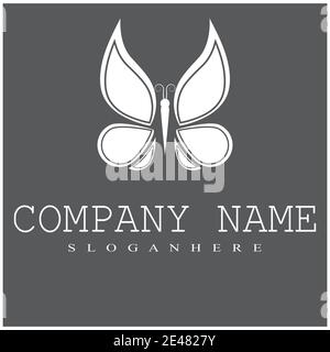 Beauty Butterfly Vector icon design Stock Vector