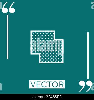 merge vector icon Linear icon. Editable stroke line Stock Vector