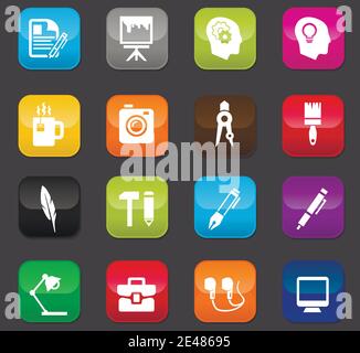 Planning Work Process set Icons hand drawn Stock Vector Image & Art - Alamy