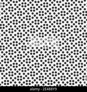 Seamless pattern with dots ordered grid vector illustration Stock ...