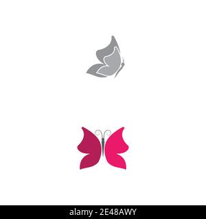 Beauty Butterfly Vector icon design Stock Vector