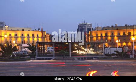 Skanderbeg  square in Tirana. Albania Stock Photo