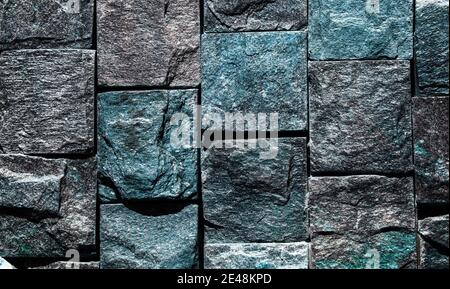 Brown red monochrome surface of granite wall close-up. Natural decorative stone background Stock Photo