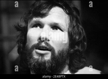 Kris Kristofferson at a photoshoot in Vancouver, Canada in 1972. (Photo ...