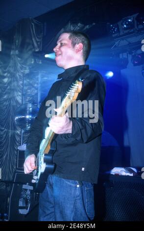 Mogwai performing at All Tomorrows Parties, ATP 9th April 2000. Pontins, Camber Sands, West Sussex, United Kingdom. Stock Photo