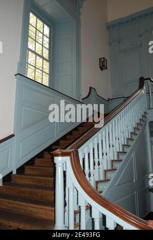 staircase at Independence hall in Philadelphia USA Stock Photo