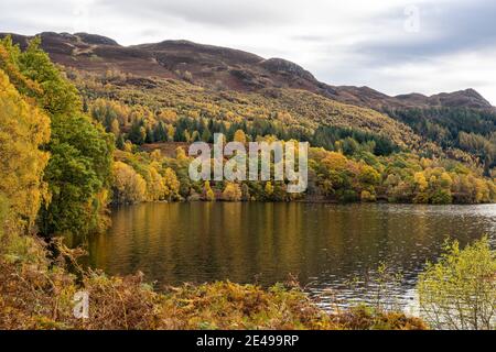 Loch Katrine from Brenachoile Point, Scotland, UK Stock Photo