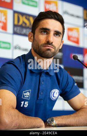 Gent S Milad Mohammadi Pictured In Action During A Soccer Match Between Krc Genk And Kaa Gent Thursday 21 January 21 In Genk On The Advanced Day 2 Stock Photo Alamy