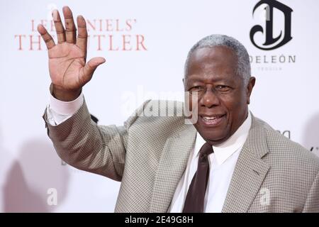 Hank Aaron and wife Billye Aaron attend the premiere of Lee Daniels' The  Butler at The Ziegfeld in New York City on August 5, 2013. Photo Credit:  Henry McGee/MediaPunch Stock Photo - Alamy