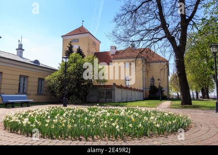 VENTSPILS, LATVIA - APRIL 04, 2019: The Castle of the Livonian order in Ventspils Stock Photo