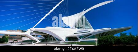 Art museum, Milwaukee Art Museum, Milwaukee, Wisconsin, USA Stock Photo