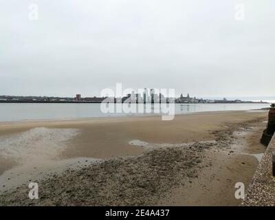 Wallasey and New Brighton Stock Photo