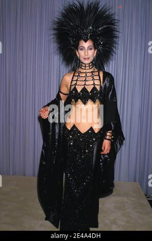 Cher at the 58th Academy Awards on March 24, 1986, at the Dorothy Chandler Pavilion in Los Angeles  Credit: Ralph Dominguez/MediaPunch Stock Photo