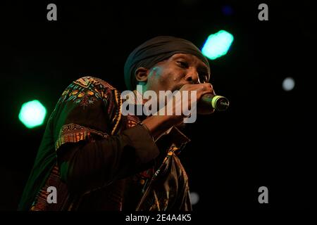 Vienna, Austria. August 24, 2017. Impressions from the 2017 festival season on the Danube Island in Vienna. Picture shows the reggae musician Anthony B Stock Photo