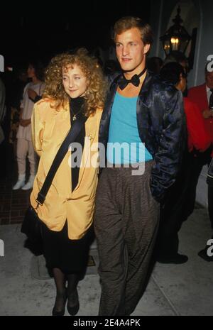 Carol Kane and Woody Harrelson attending 'Party for Cheers and Family Ties' on September 25, 1986 at Chasen's Restaurant in Beverly Hills, California. Credit: Ralph Dominguez/MediaPunch Stock Photo