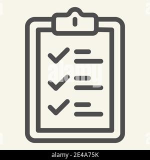Interview paper icon. Outline interview paper vector icon for web ...