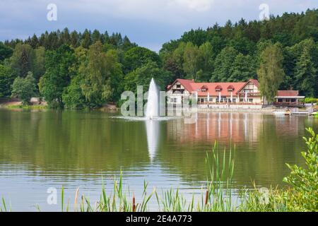 Sohland an der Spree, reservoir Sohland, Oberlausitz, Upper Lusatia, Sachsen / Saxony, Germany Stock Photo