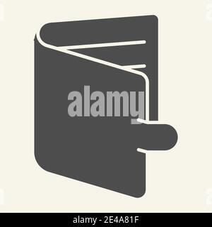 Wallet solid icon. Purse vector illustration isolated on white. Money glyph style design, designed for web and app. Eps 10. Stock Vector