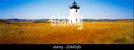 Lighthouse on the beach, Long Point Light, Long Point, Provincetown, Cape Cod, Barnstable County, Massachusetts, USA Stock Photo