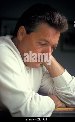 moody middle aged man Stock Photo