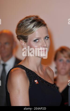 Charlene Wittstock attends the charity summer gala for Fight Aids Monaco in Monaco on July 17, 2009. Photo by Thierry Orban/ABACAPRESS.COM Stock Photo