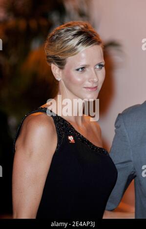 Charlene Wittstock attends the charity summer gala for Fight Aids Monaco in Monaco on July 17, 2009. Photo by Thierry Orban/ABACAPRESS.COM Stock Photo