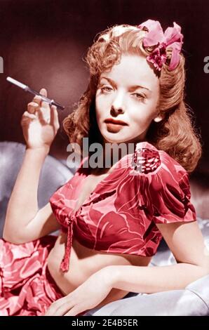 IDA LUPINO (1918-1995) Anglo-American film actress about 1943 Stock Photo