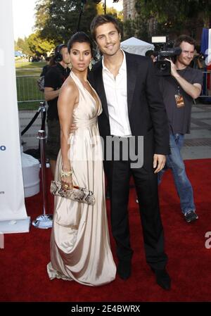 Roselyn Sanchez, Eric Winter arrives for 2009 ALMA Awards - Arrivals held at Royce Hall on the UCLA Campus in Los Angeles, California, USA on September 17, 2009. Photo by Tony DiMaio/ABACAPRESS.COM (Pictured: Roselyn Sanchez, Eric Winter) Stock Photo