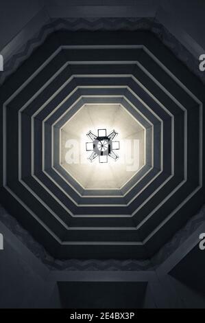 Interior of the Nebraska State Capitol, Lincoln, Lancaster County, Nebraska, USA Stock Photo