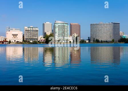 Lake Merritt in Oakland, California Stock Photo