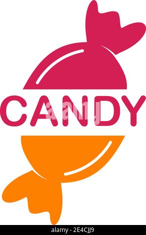 Candy icon logo design vector template Stock Vector