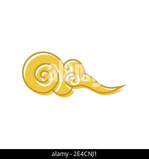 Chinese clouds Logo Template vector symbol nature Stock Vector