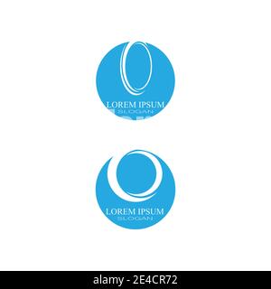 Cyclist logo template Bicycle vector design. Stock Vector